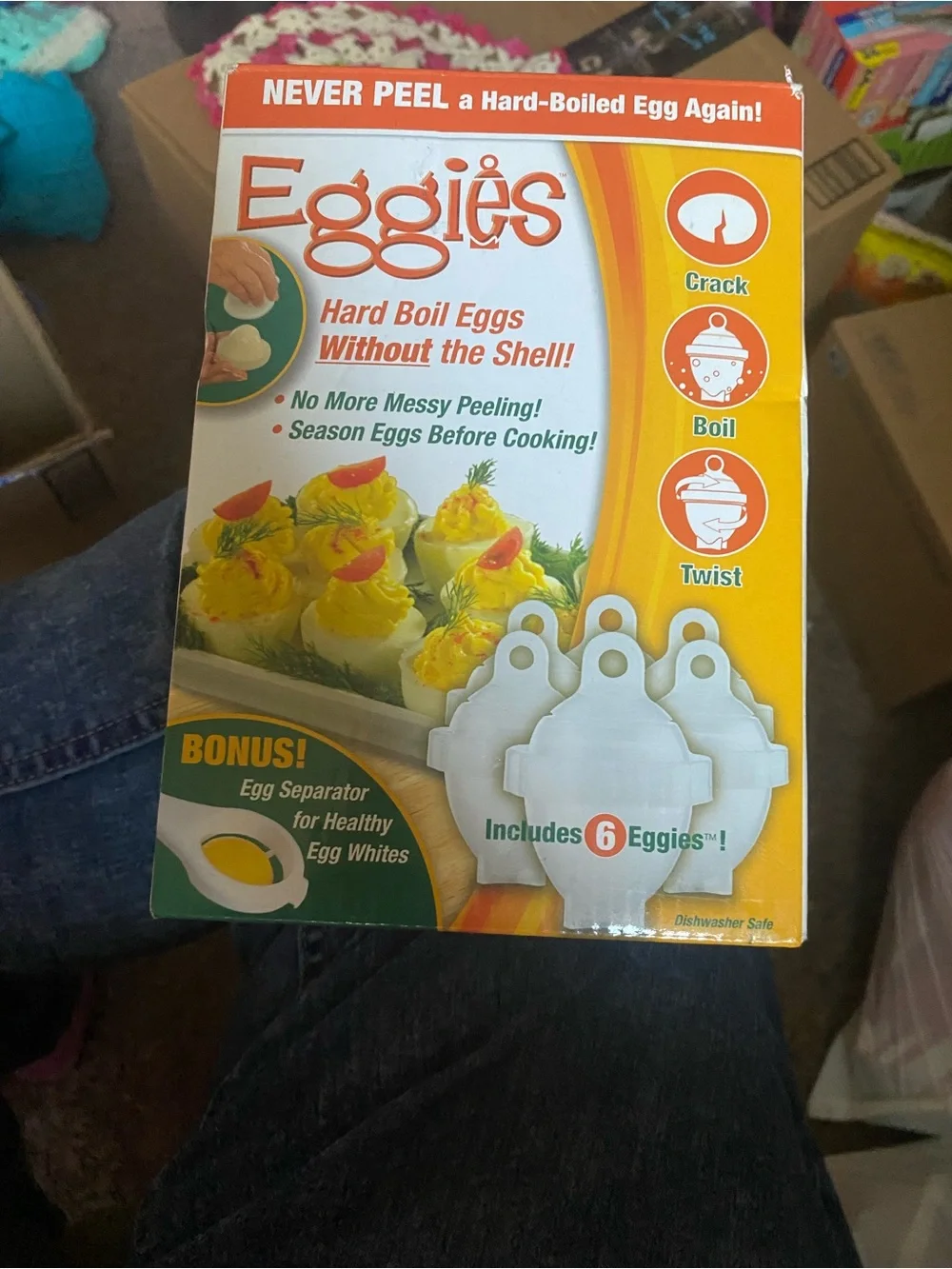 Hard-Boil Egg Cooker Molds - White